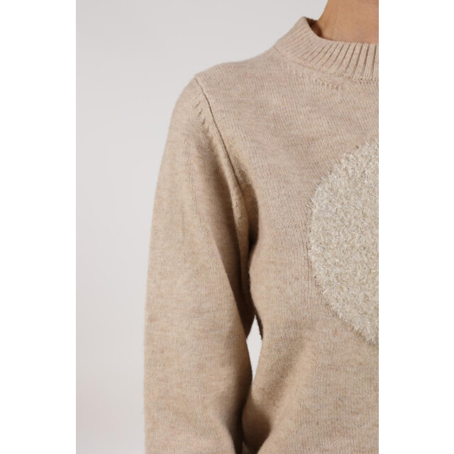 Nukus Intarsia pullover zand 4219.04.0006 large