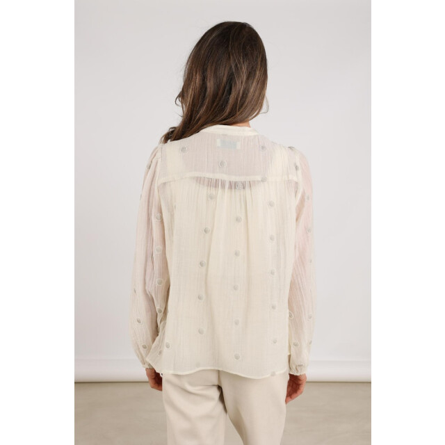 Nukus Rosan blouse embroidery ecru 4309.03.0022 large