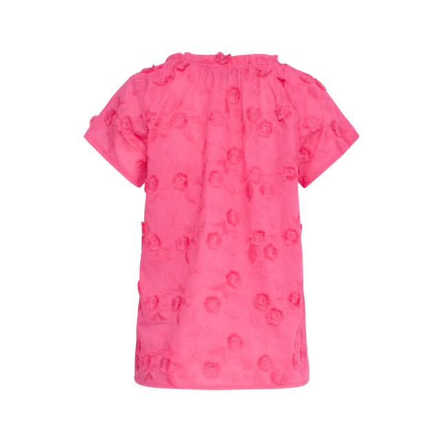 Smashed Lemon 24354 dames fuchsia top met korte raglan mouwen | 24354-445-XS large