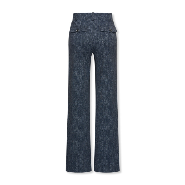 Helena Hart Broek flair lano tweed 7607twe marine 7607TWE large