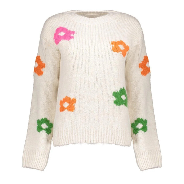 Geisha 54598-70 010 pullover flowers off-white/fuchsia/orange/green 54598-70 010 large
