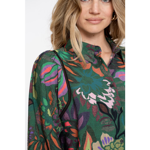Geisha 53640-20 530 blouse print green/purple 53640-20 530 large