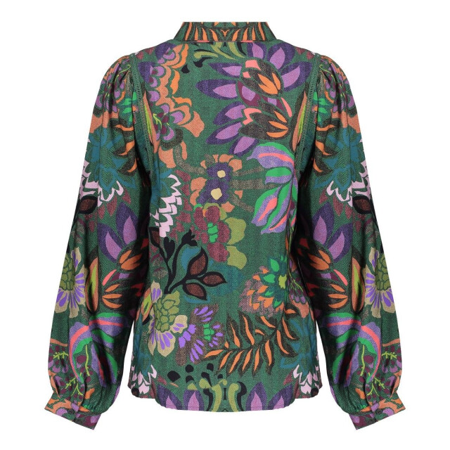 Geisha 53640-20 530 blouse print green/purple 53640-20 530 large
