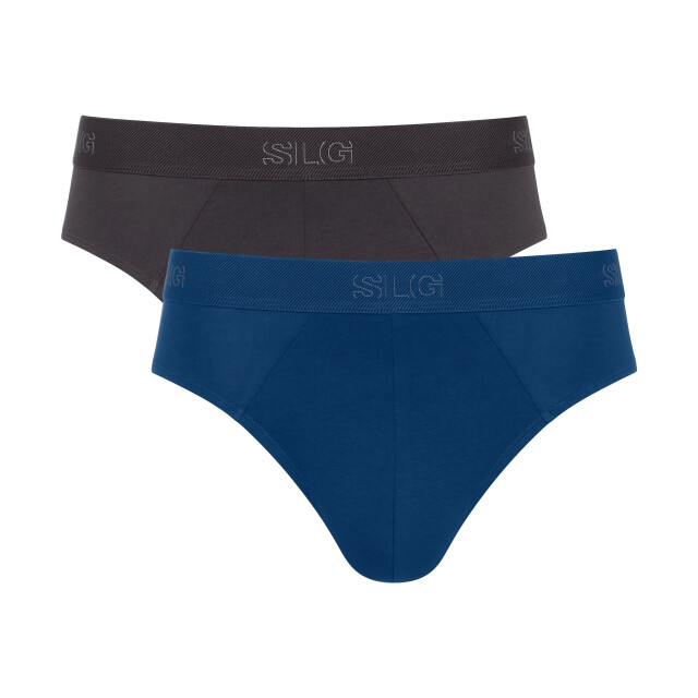 Sloggi Slg base brief 2-pack m014 combination Sloggi Men SLGBaseBrief 2 pack 10224733 M014BlackCombination large