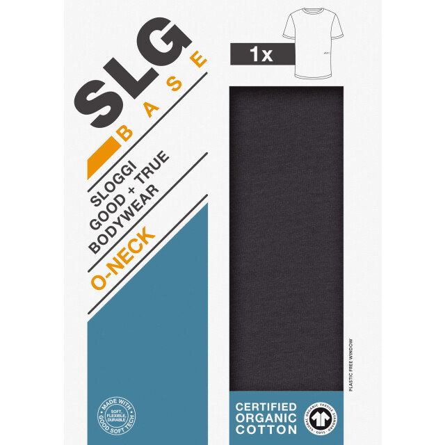 Sloggi Slg base o-neck 3828 charcoal Sloggi Men SLGBaseO Neck 10224772 3828Charcoal large
