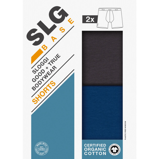 Sloggi Slg base short 2-pack m014 combination Sloggi Men SLGBaseShort2 pack 10224737 M014BlackCombinatino large