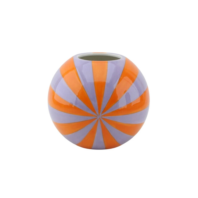 House Vitamin Vase flower vase swirl orange/lilac 15x15x13,5cm 3240587 large