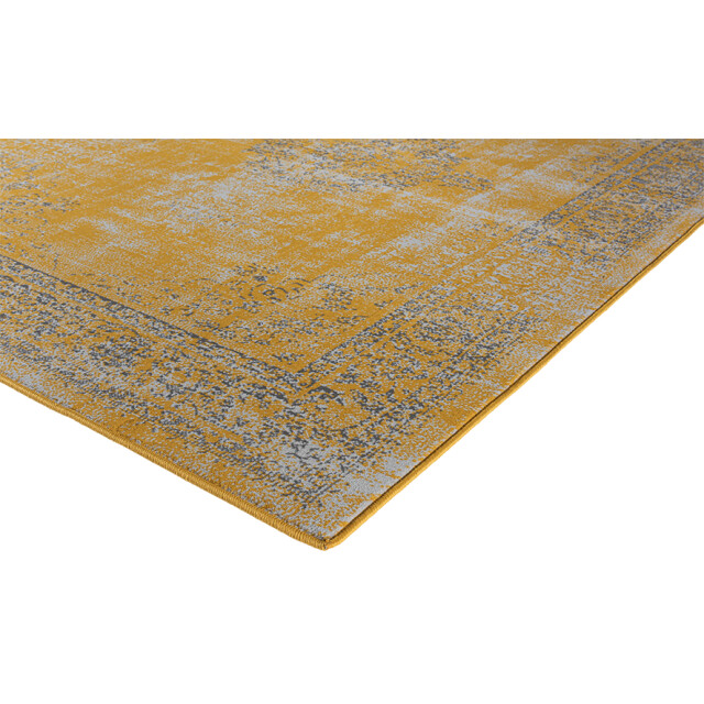 Muratap Istanbul vintage laagpolig vloerkleed retro tapijt mosterd 200x290 3239166 large