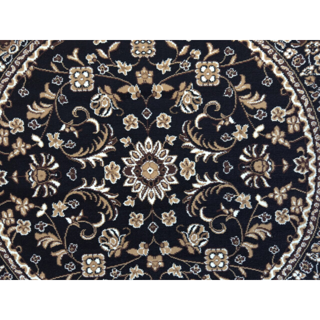 Muratap Nain klassiek rond laagpolig oosters vloerkleed vintage tapijt - 3240506 large