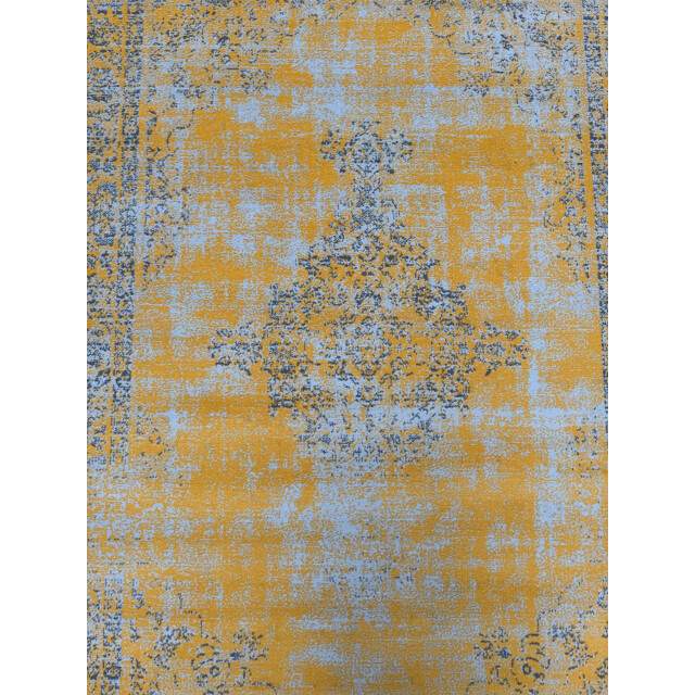 Muratap Istanbul vintage laagpolig vloerkleed retro tapijt mosterd 200x290 3239166 large