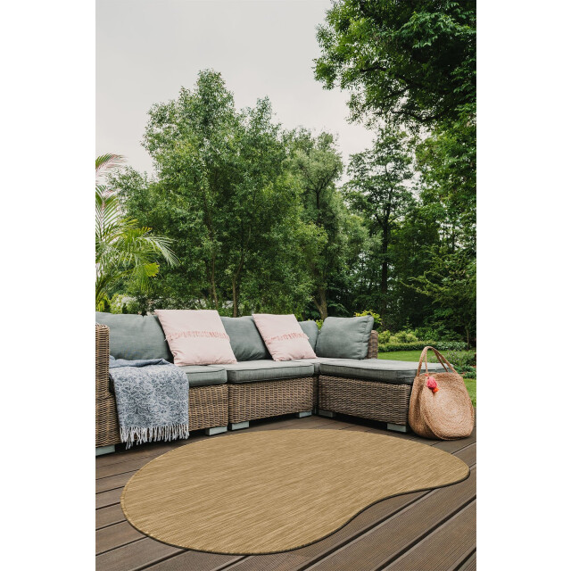 Muratap Brussels uni buitenkleed – organisch effen indoor & outdoor vloerkleed – 3239504 large