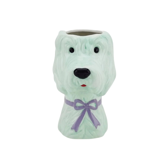 House Vitamin Vase -flower vase dog mint/ lilac- 13x14x21cm 3240564 large