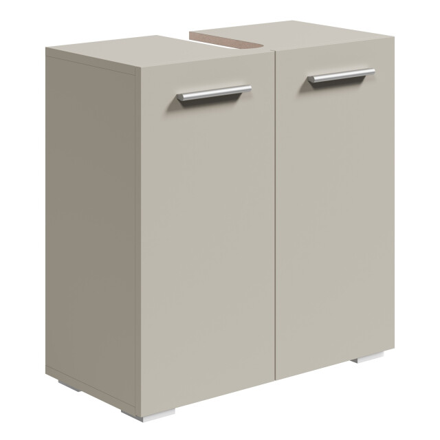 Badplaats Wastafel onderkast jupiter 60 x 30 x 60 cm beige badkamerkast – 3240942 large