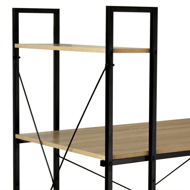 CaliCosy Bureau b120cm met 4 planken industriële stijl 2929599 large