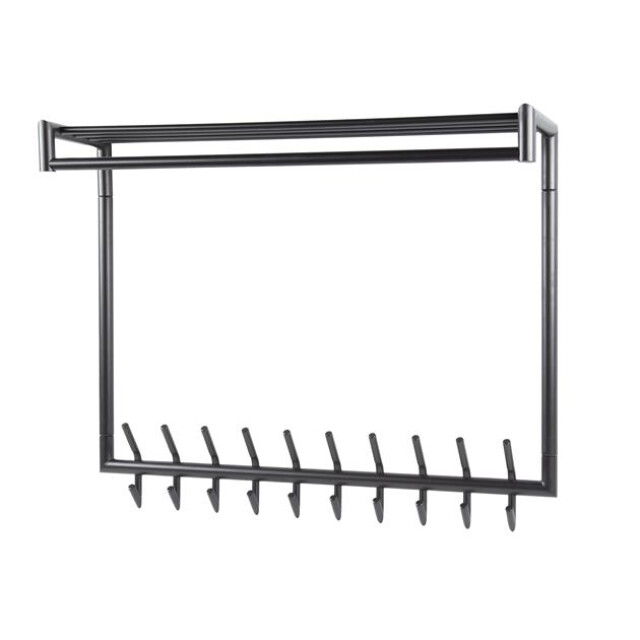 Hoyz kapstok 20 haaks hoog roede ronde buis donker mat 3185992 large