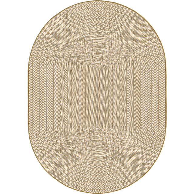 Muratap Brussels vintage buitenkleed – ovaal effen indoor & outdoor vloerkleed – 3239507 large