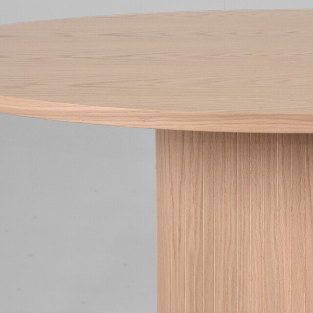 Label51 Eetkamertafel oliva naturel eiken 130 cm rond 3183632 large