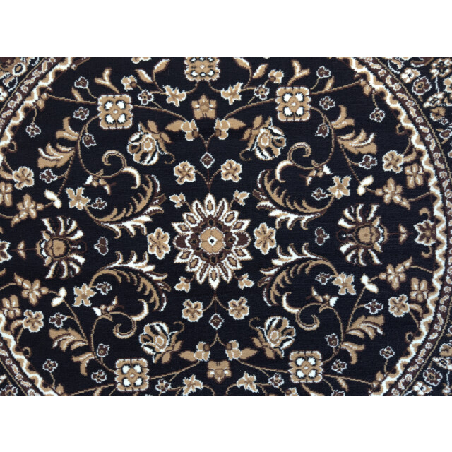Muratap Nain klassiek rond laagpolig oosters vloerkleed vintage tapijt - 3240507 large