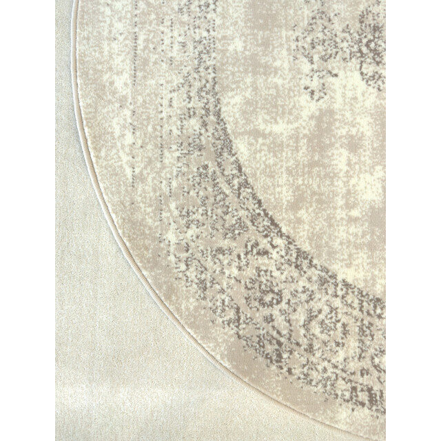 Muratap Istanbul vintage laagpolig vloerkleed rond retro tapijt - 240 cm 3240479 large