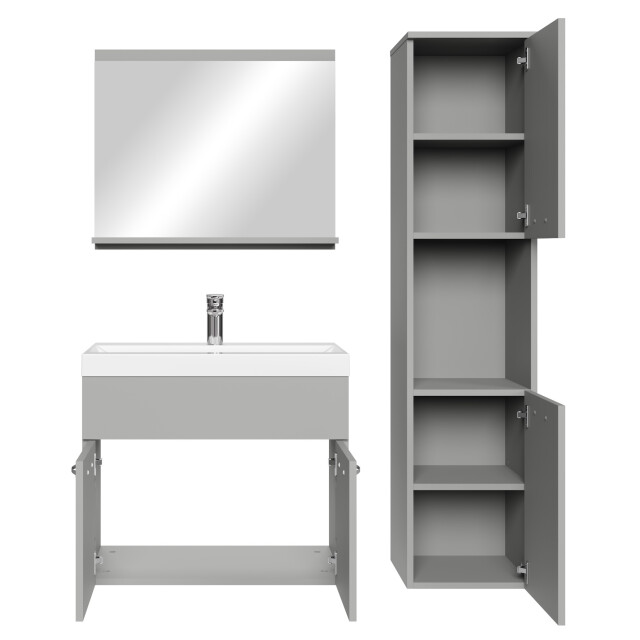 Badplaats Badkamermeubel set montreal 60 x 35 cm mat badmeubel met 3239940 large