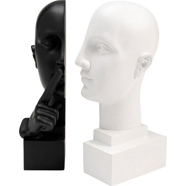Kare Design Kare boekensteun volto nose (set van 2) 2885867 large