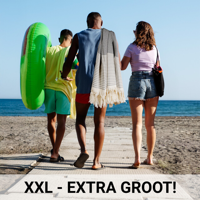 Phlox Hamamdoek 100 x 200 cm, saunadoek, strandhanddoek, yogadoek en spa-doek, 3176417 large