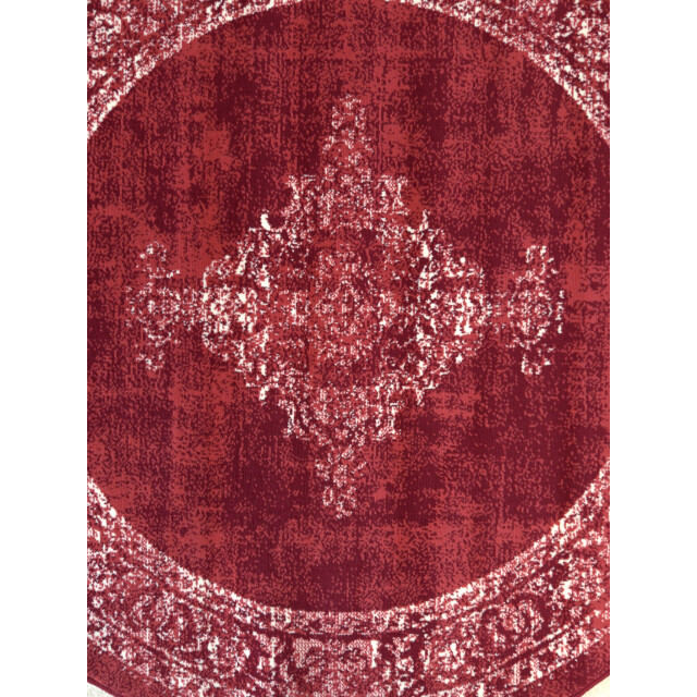 Muratap Istanbul vintage laagpolig vloerkleed rond retro tapijt - 160 cm 3240493 large