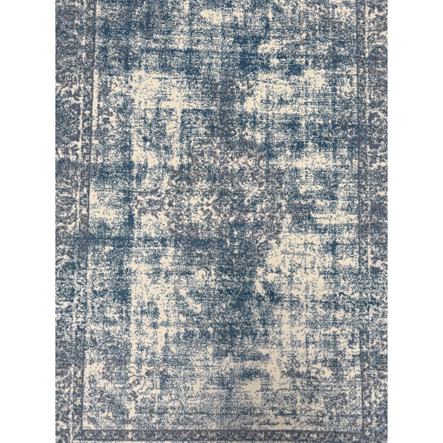 Muratap Istanbul vintage laagpolig vloerkleed retro tapijt blauw- 140x200 cm 3239157 large