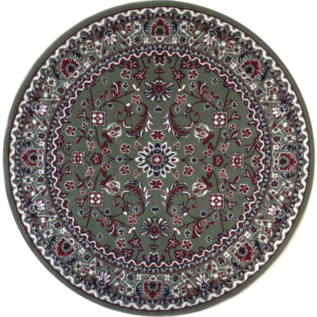 Muratap Nain klassiek rond laagpolig oosters vloerkleed vintage tapijt - 3240511 large