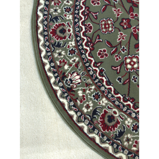 Muratap Nain klassiek rond laagpolig oosters vloerkleed vintage tapijt - 3240511 large