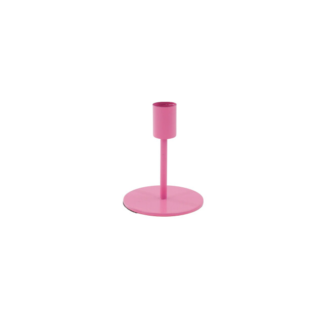 House Vitamin Candleholder basic metal neon pink 8x8x10cm 3229027 large