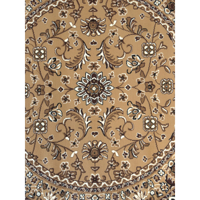 Muratap Nain klassiek rond laagpolig oosters vloerkleed vintage tapijt - 3240494 large