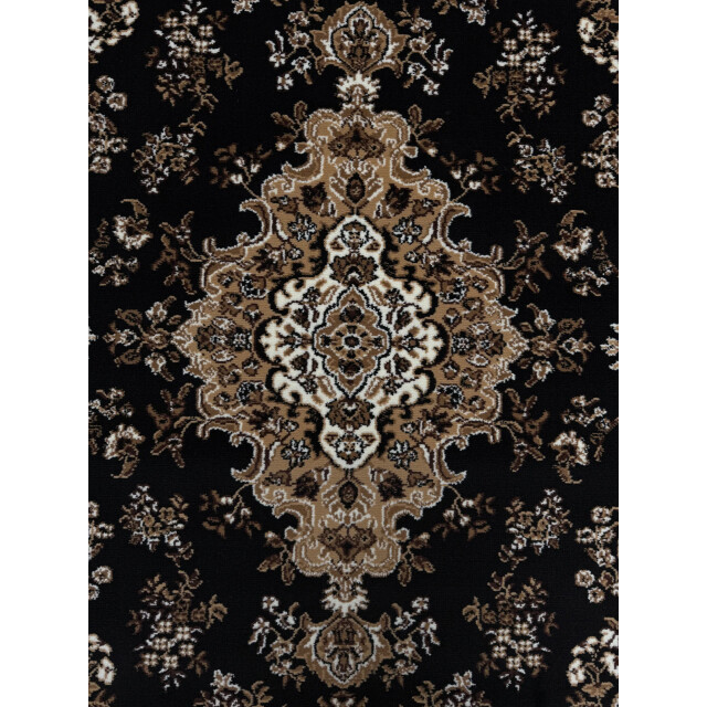 Muratap Nain klassiek medaillon rond laagpolig oosters vloerkleed vintage tapijt - 3239210 large