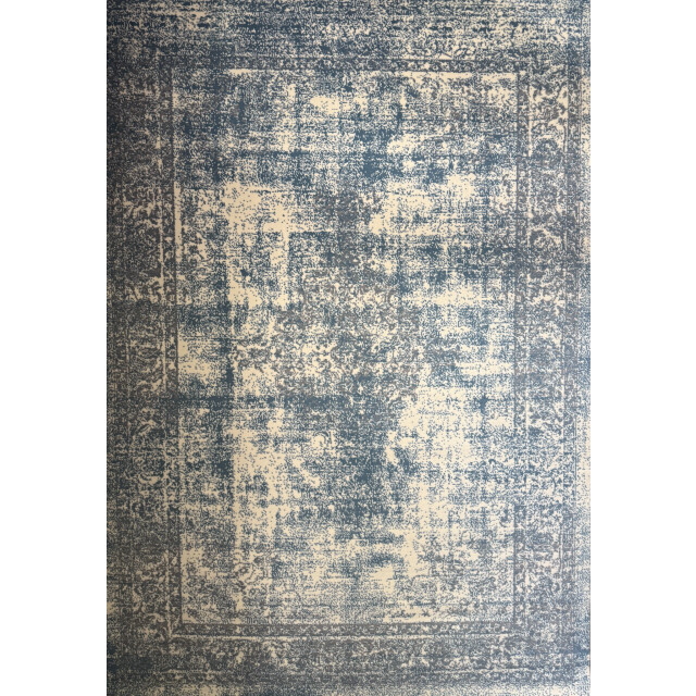 Muratap Istanbul vintage laagpolig vloerkleed retro tapijt blauw- 140x200 cm 3239157 large