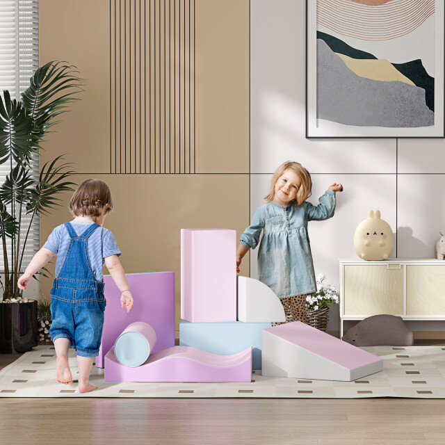 4goodz Schuimbouwstenen voor kinderen foamblokken set van 7 stuks 3205200 large