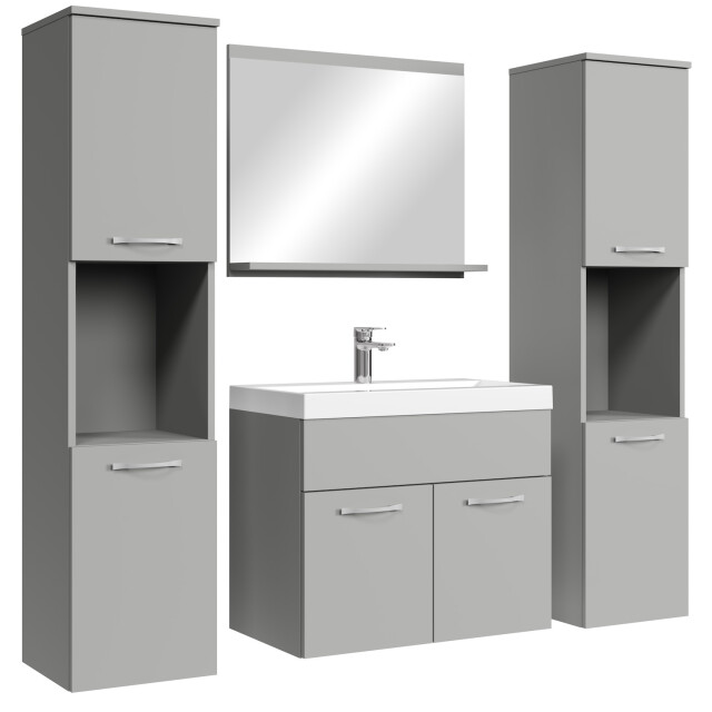 Badplaats Badkamermeubel set montreal xl 60 x 35 cm mat badmeubel met 3239935 large
