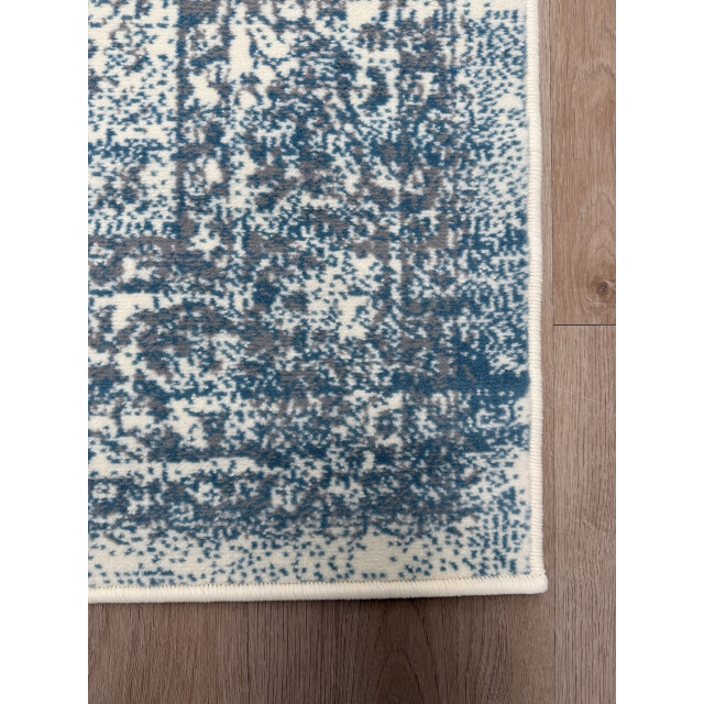Muratap Istanbul vintage laagpolig vloerkleed retro tapijt blauw- 80x150 cm 3239158 large