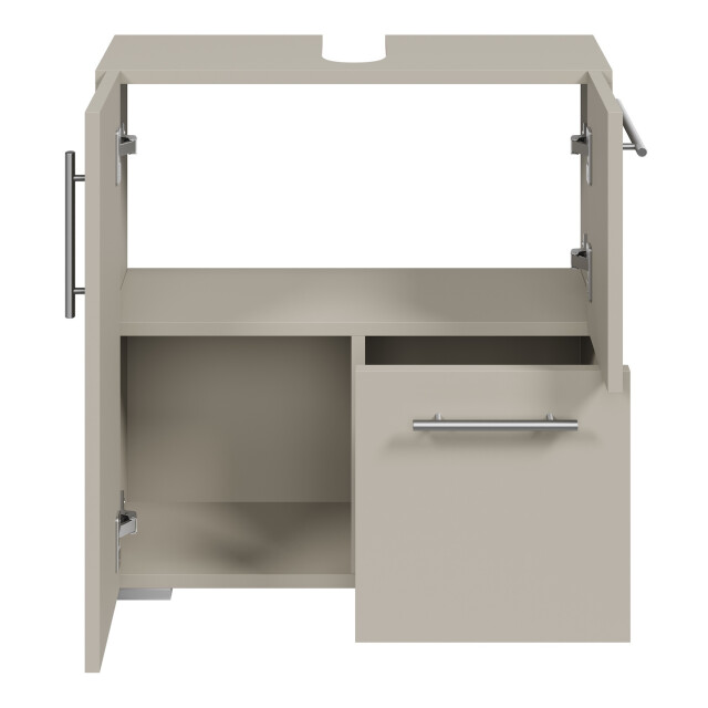 Badplaats Wastafel onderkast mars 60 x 30 x 60 cm beige badkamerkast – 3240939 large
