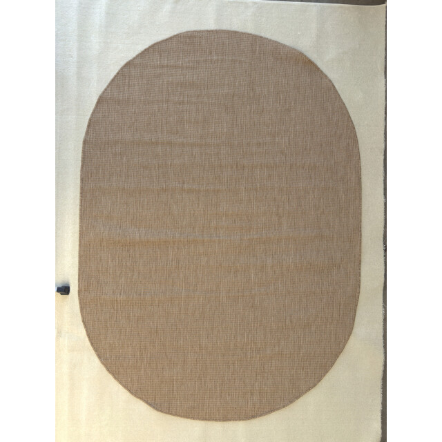 Muratap Brussels uni buitenkleed – ovaal effen indoor & outdoor vloerkleed – 3240471 large