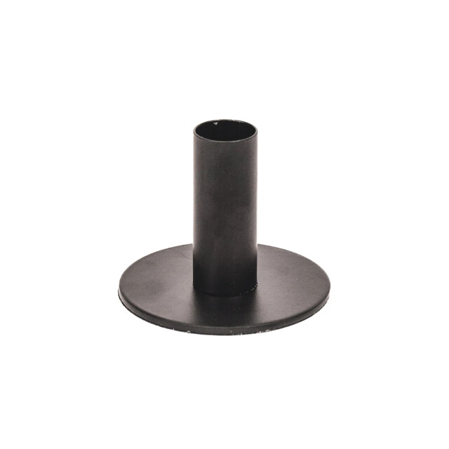 House Vitamin Candleholder basic metal black 8x8x6,5cm 3229022 large