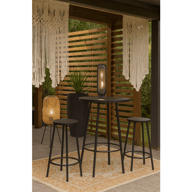 Furnilux Bartafel rond met 2 barkrukken - 3048540 large