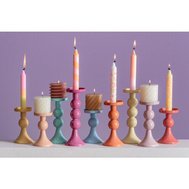 Present Time kandelaar funky small peach orange 3062404 large