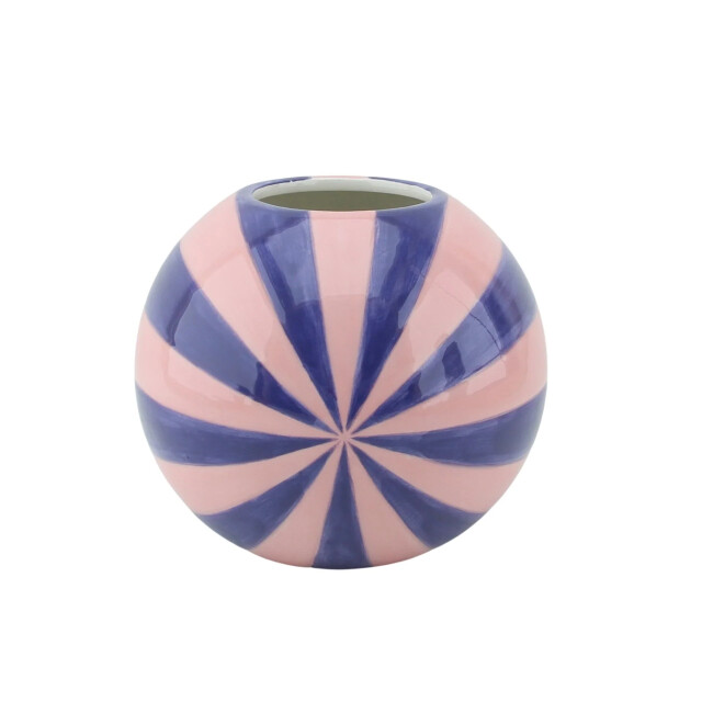 House Vitamin Vase flower vase swirl pink/violet- 20x20x17cm 3240590 large
