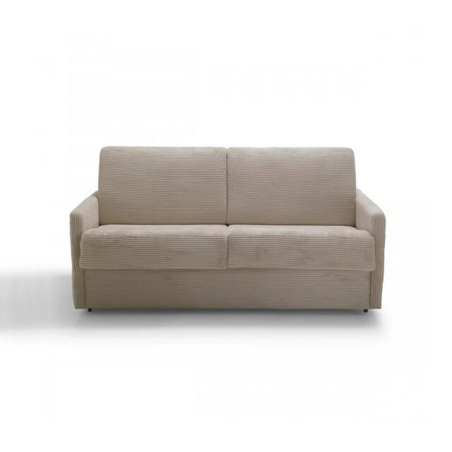 CaliCosy Slaapbank 3-zits in geribbeld fluweel l175 cm 2937831 large