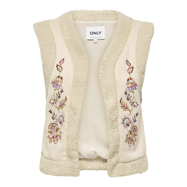 Only Onlfrida flower emb. waistcoat cs o 15324172 large