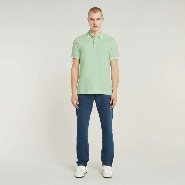 G-Star Dunda slim stripe polo s\s D17127-5864-G992 large