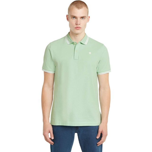 G-Star Dunda slim stripe polo s\s D17127-5864-G992 large