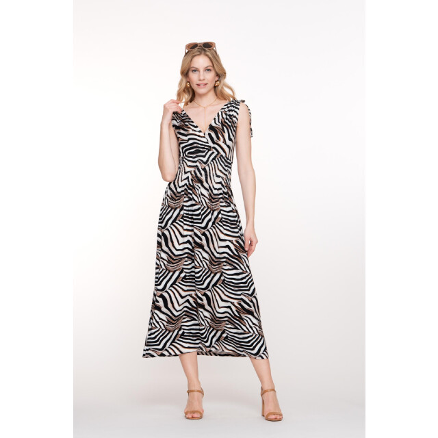 Geisha 57367-60 mila dress smock jersey aop 4060053023 large