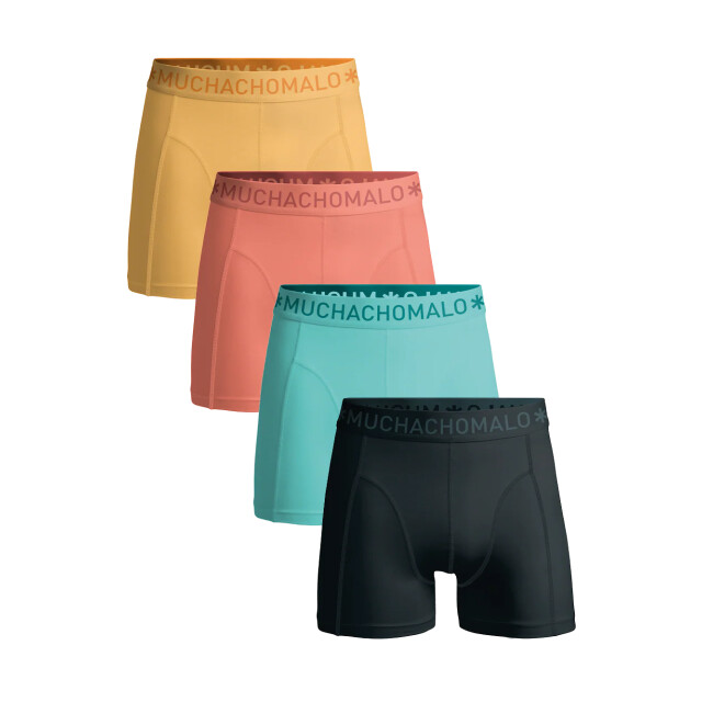 Muchachomalo Heren 4-pack boxershorts U-SOLID1010-1186 large