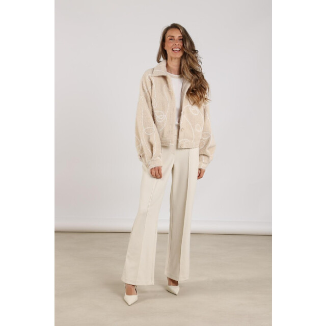 Nukus Jill pants scuba beige 4109.05.0046 large